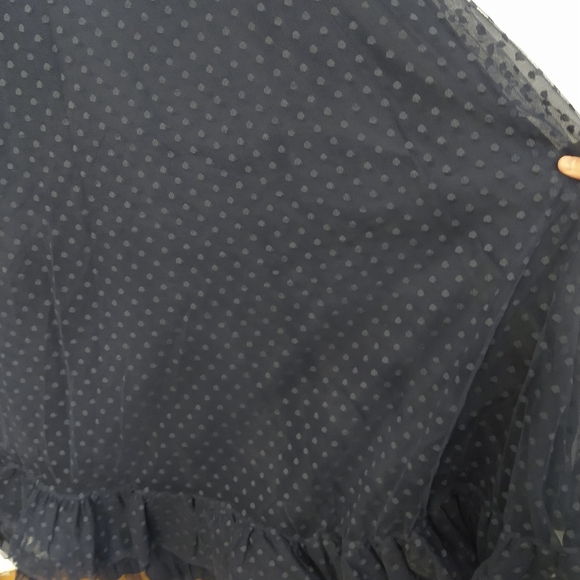 Vintage Neiman Marcus For Richilene Polka Dotted Maxi Dress - Picture 10 of 12